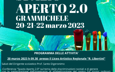 UNAR. XIX Settimana di azione contro il razzismo. Tre giorni di iniziative a Grammichele, con il progetto SPAZIO APERTO. Coinvolte le Cooperative sociali “Opera Prossima” e “Il Geranio”, con l’associazione “Giovani per i Giovani”