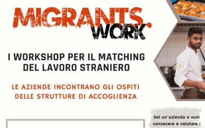 Migrants.Work a Bronte. “Workshop per il matching del lavoro straniero”, Mercoledì 21 febbraio, ore 16, al CAS “Parco dell’Etna”, in via Carlo Alberto Dalla Chiesa 1