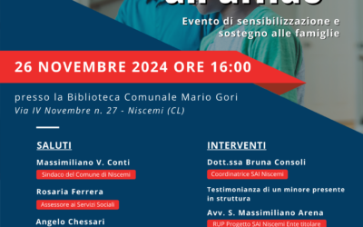 Niscemi: “Dall’accoglienza all’affido” – Evento di sensibilizzazione e sostegno alle famiglie